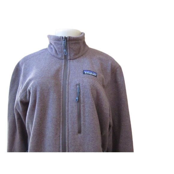 Men's Patagonia 1/4 Zip Pullover Brown Fleece Sweater/Jacket Medium - Picture 3 of 8